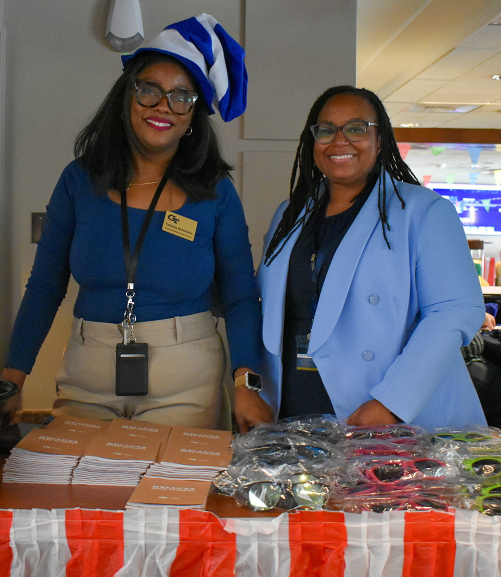 Office of Graduate Education staff volunteering at Graduate Student Appreciation Week carnival